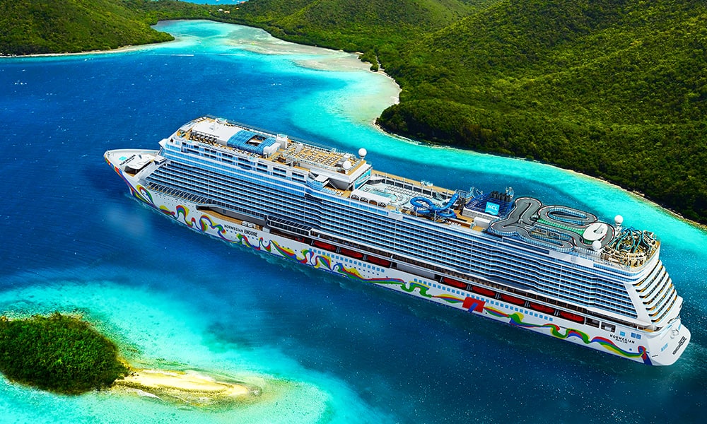 Norwegian Encore in the Caribbean