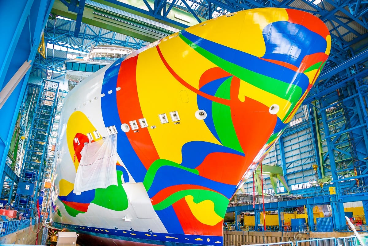 Norwegian Encore Hull Art Complete