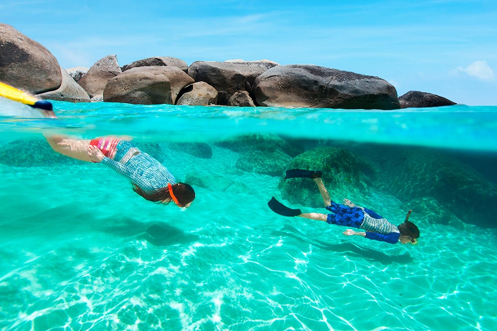 Go snorkeling in Bermuda.