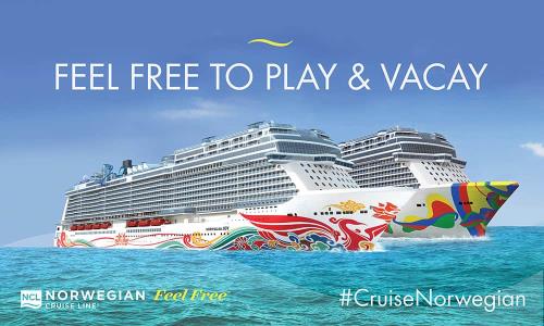 Norwegian's Feel Free to Play & Vacay Sweepstakes