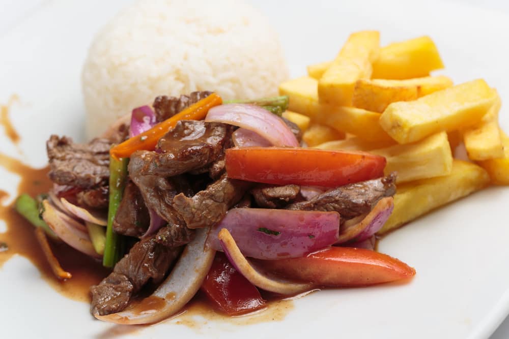 Peruvian Lomo Saltado on a Cruise to South America with Norwegian