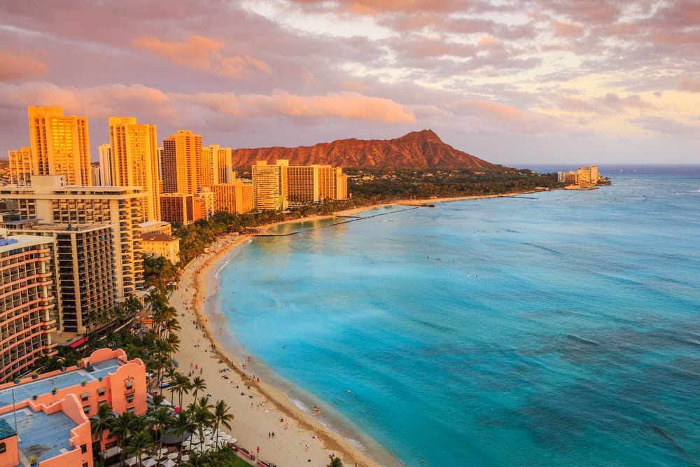 Scenic Hawaii Sunset