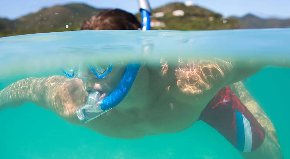 Snorkeling in St. Lucia