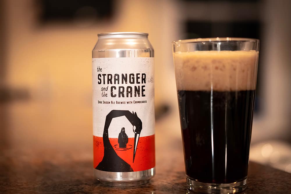 The Stranger and The Crane, a Localy Brewed Beer in Portland, Maine