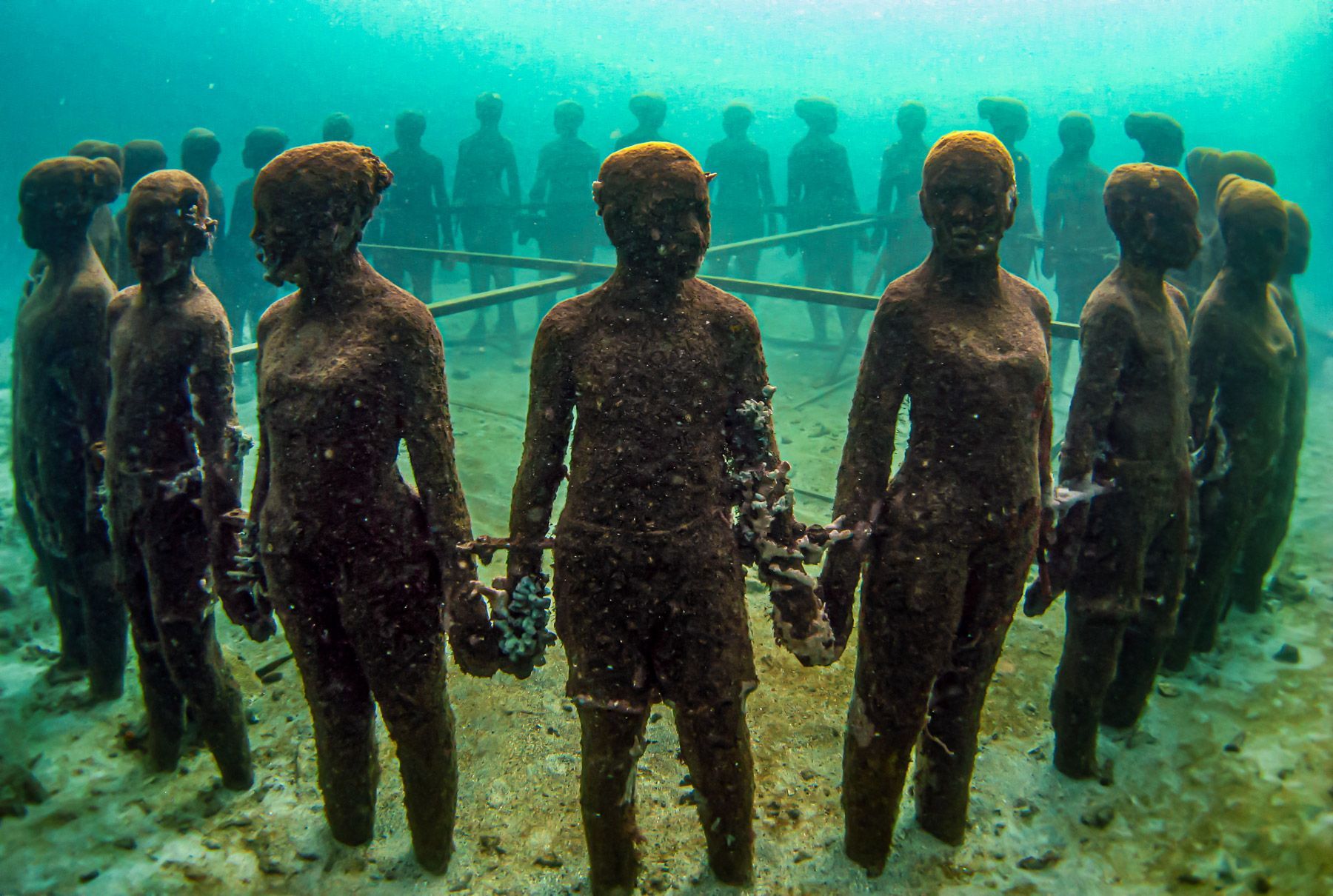 Molinere Underwater Sculpture Park Grenada