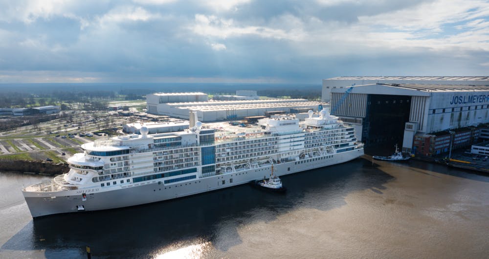 Silversea’s Silver Ray Floats Out, Significant Milestone in a Ship’s Construction History