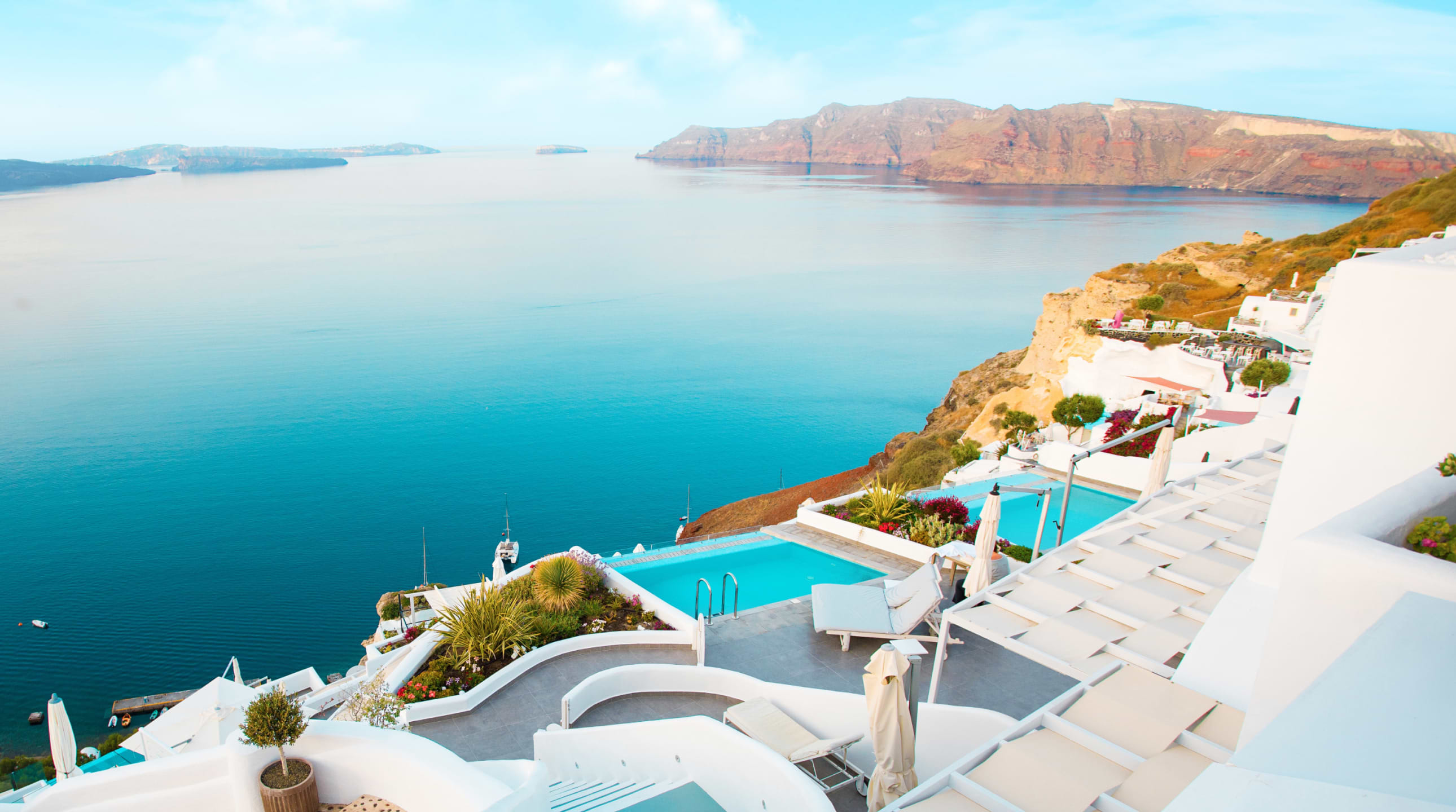 Best Greek Islands to Cruise to with Virgin Voyages.