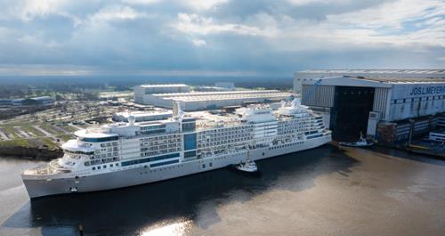 Silversea’s Silver Ray Floats Out, Significant Milestone in a Ship’s Construction History